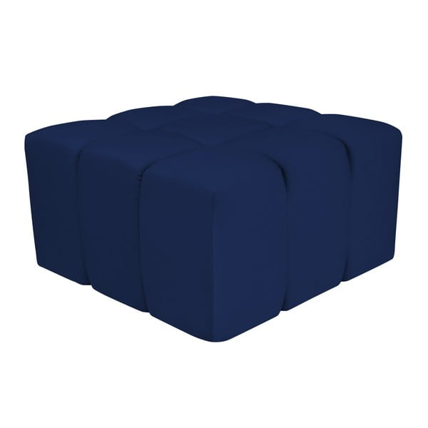 Tumši zils dīvāna pufs Mazzini Sofas Lotus