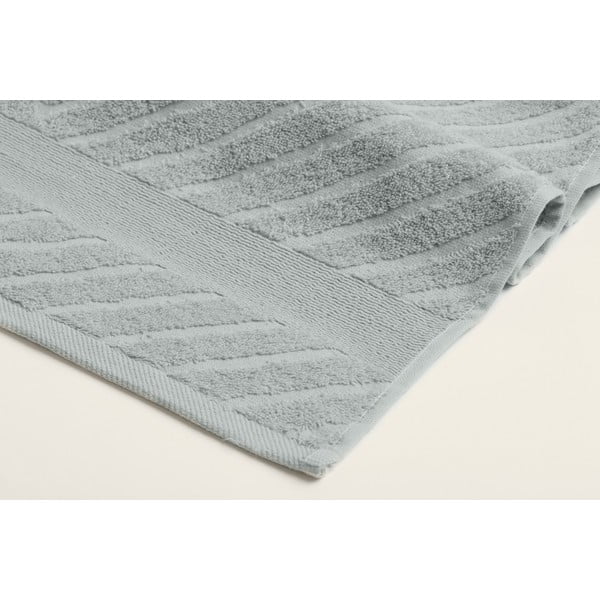 Gaiši pelēki frotē kokvilnas dvieļu komplekts (2 gab.) – Foutastic-image-3