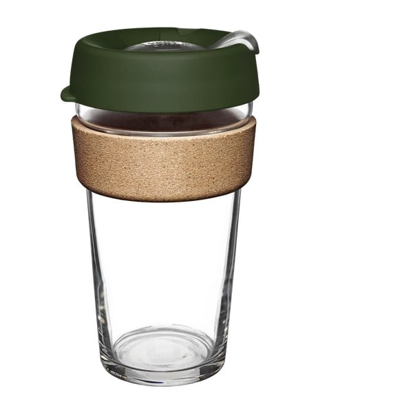 Zaļa ceļojumu krūze 454 ml Brew Cork Pine L – KeepCup