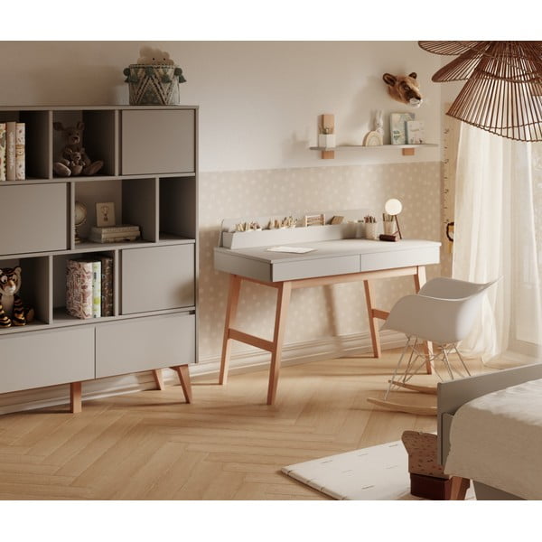 Bērnu rakstāmgalds ar baltu galda virsmu 60x120 cm Swing – Pinio-image-1