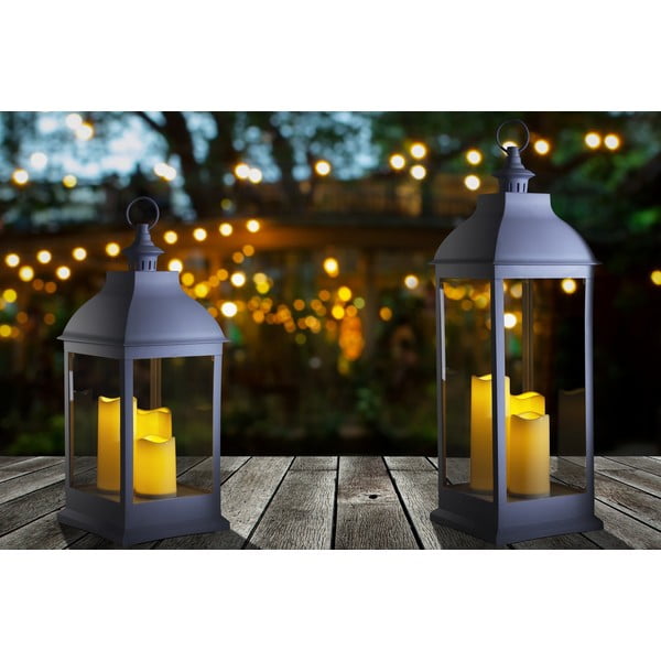 Balta LED laterna (augstums 71 cm) – Tomasucci-image-3
