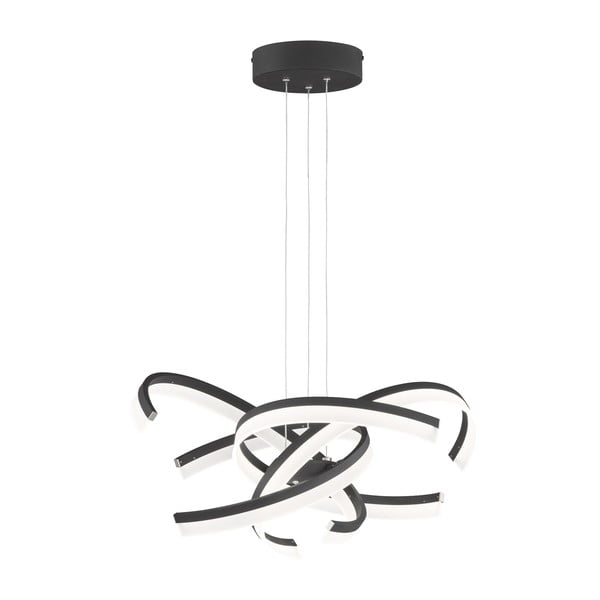 Melna LED piekaramā lampa ar regulējamu spilgtumu ø 65 cm Sund TW – Fischer & Honsel