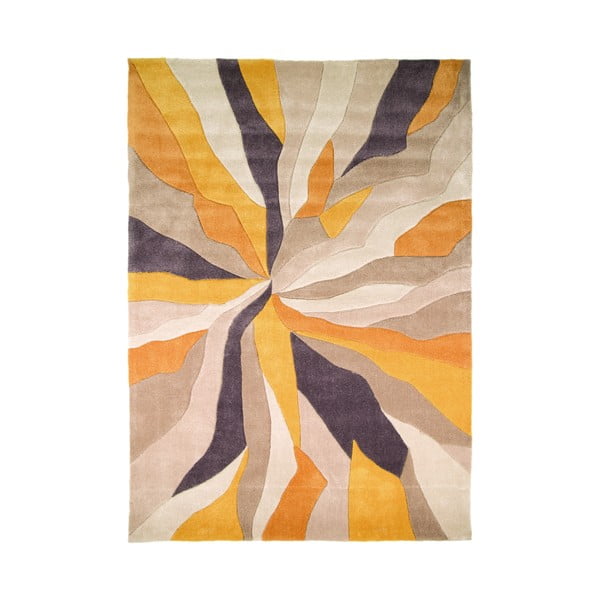 Dzeltens paklājs Flair Rugs Splinter, 120 x 170 cm