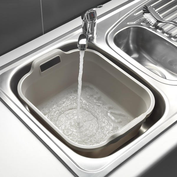 Gaiši brūna mazgāšanas bļoda 10 l – Addis-image-1