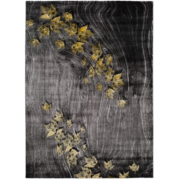 Tumši pelēks paklājs Universal Poet Leaf, 160 x 230 cm