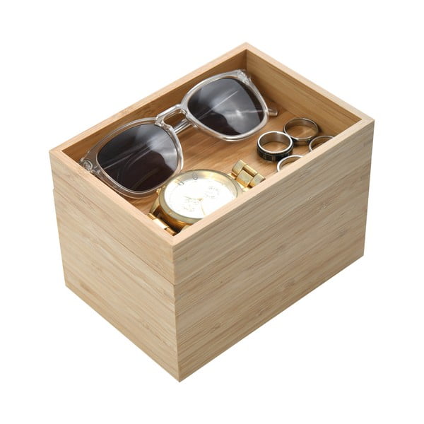 Dabīga toņa bambusa kosmētikas vannas istabas organizators Isalys – MSV-image-1