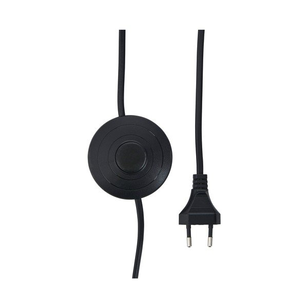 Matēti melna/bēša tekstila stāvlampa (augstums 145 cm) Miguel – Ellos Home-image-4