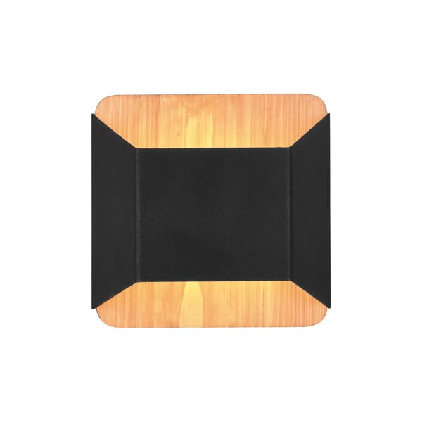 Matēti melna LED sienas lampa ar regulējamu spilgtumu Arino – Trio-image-2