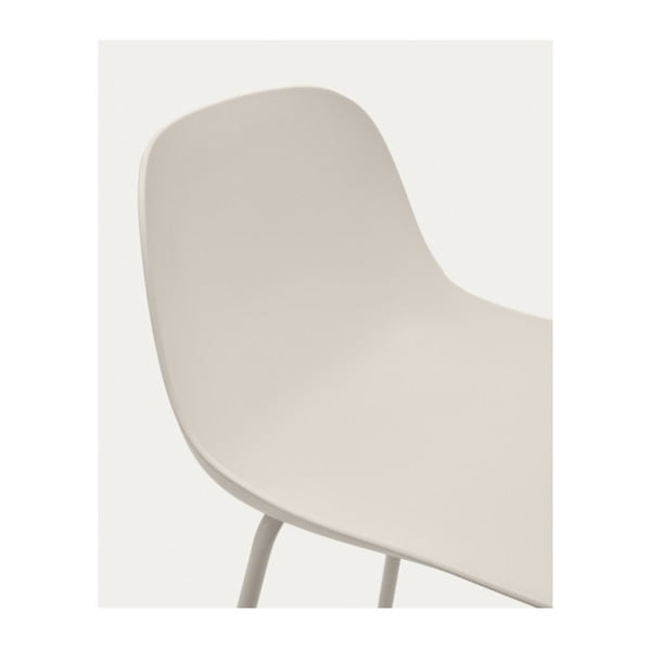 Krēmkrāsas bāra krēsls (sēdekļa augstums 74 cm) Altea – Kave Home-image-1