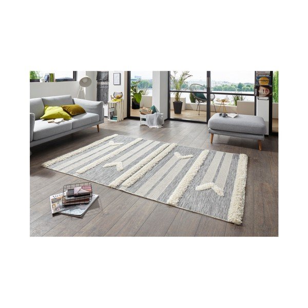 Pelēks paklājs Mint Rugs Handira Arrow, 155 x 230 cm-image-3