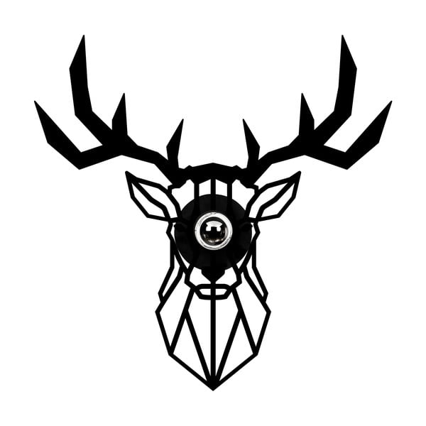 Melna sienas lampa – Opviq lights