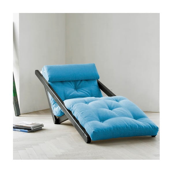 Karup Figo Wenge/Horizon Blue atpūtas krēsls, 70 cm-image-1