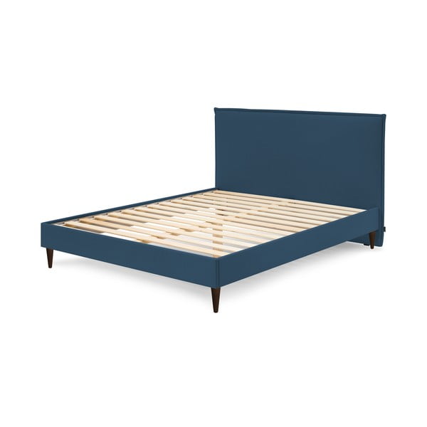Zila divguļamā gulta Bobochic Paris Sary Dark, 180 x 200 cm