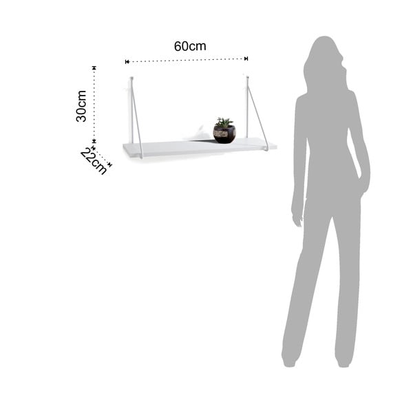 Balts sienas plaukts Tomasucci Fast-image-3