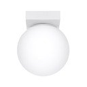 Balta griestu lampa ar stikla abažūru ø 12 cm Umerta – Sollux