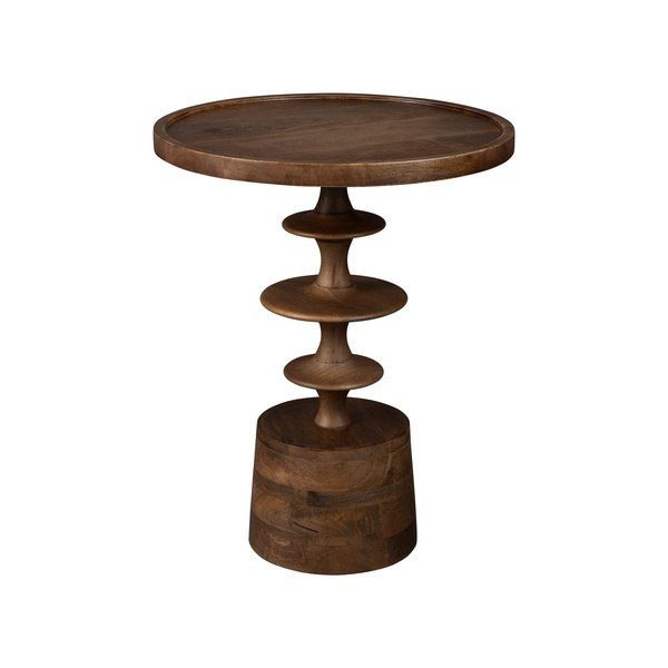 Mango masīvkoka apaļš sānu galdiņš ø 46 cm Cath – Dutchbone