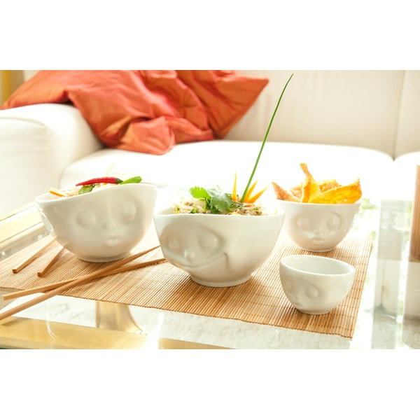 Balta porcelāna bļoda Iemīlējies 58products-image-2