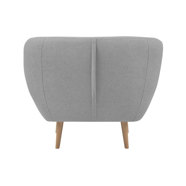 Gaiši pelēks krēsls ar gaišām kājām Mazzini Sofas Sicile-image-2