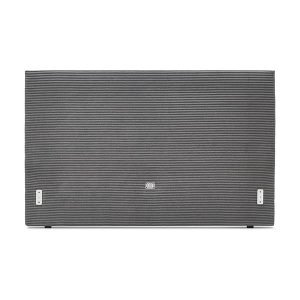 Tumši pelēka velvets divguļamā gulta Bobochic Paris Anja Dark, 180 x 200 cm-image-3