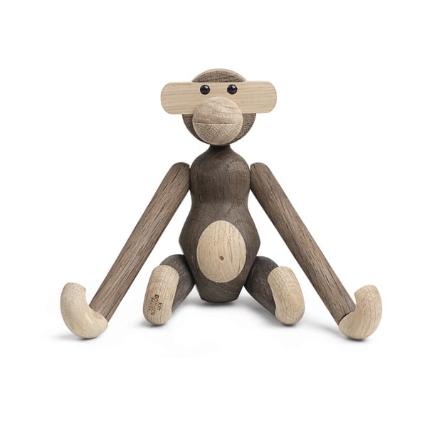 Ozola masīvkoka statuete Kay Bojesen Denmark Monkey