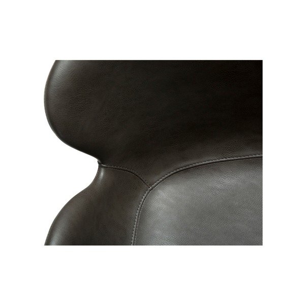 Pelēks polsterēts ēdamistabas krēsls ar roku balstiem Gaia – DAN-FORM Denmark-image-2