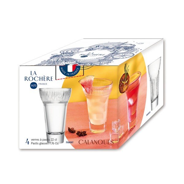 Šotu glāzes (4 gab.) 220 ml Mix – La Rochére-image-4