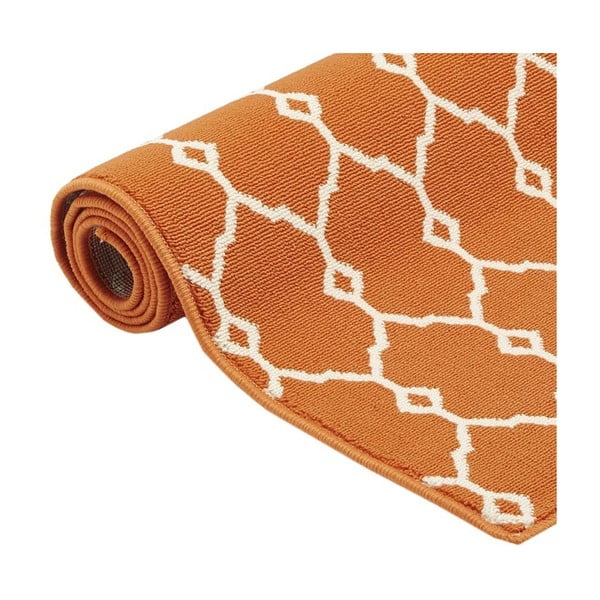 Oranžs āra paklājs Floorita Trellis, 160 x 230 cm-image-2