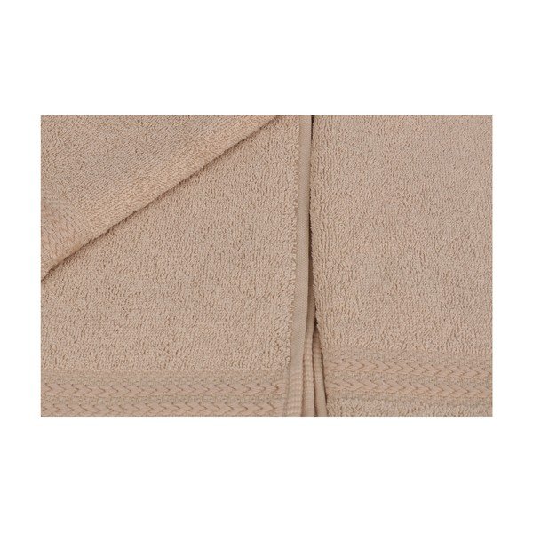 6 smilškrāsas vannasistabas dvieļu komplekts, 50 x 30 cm-image-4