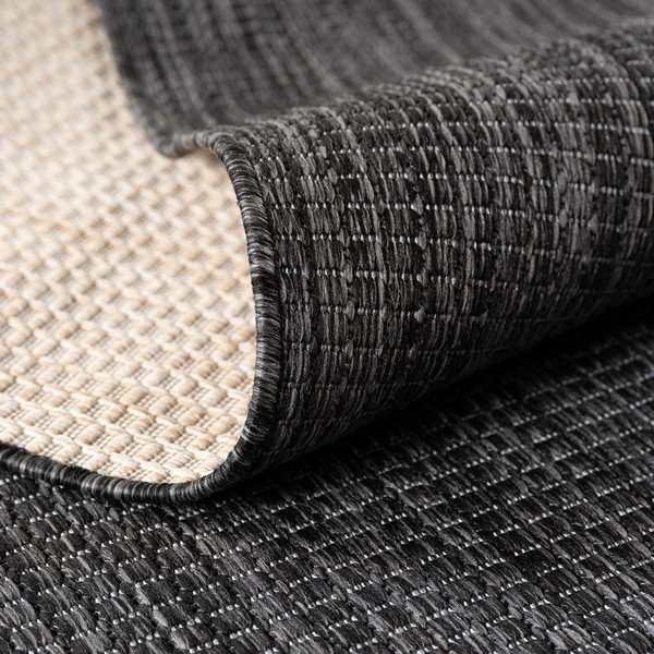 Melns apaļš iekštelpu un āra paklājs ø 120 cm Mira 1450 – Ayyildiz Carpets-image-3