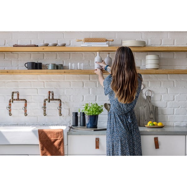 Melna keramikas krūze Bloomingville Neri, 350 ml-image-1