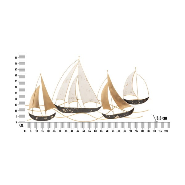 Metāla sienas dekori 107x57,5 cm Regata Plus – Mauro Ferretti-image-4