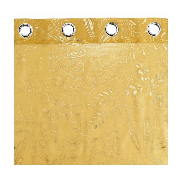 Dzeltens dienas aizkars 140x280 cm Belflor – douceur d'intérieur-image-3