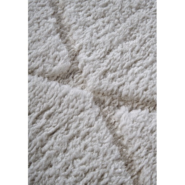 Krēmkrāsas paklājs 80x120 cm Perrotin Cream White – Elle Decoration-image-3