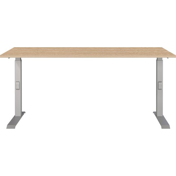 Regulējams darba galds ar ozolkoka imitācijas galda virsmu 80x160 cm Downey – Germania-image-1