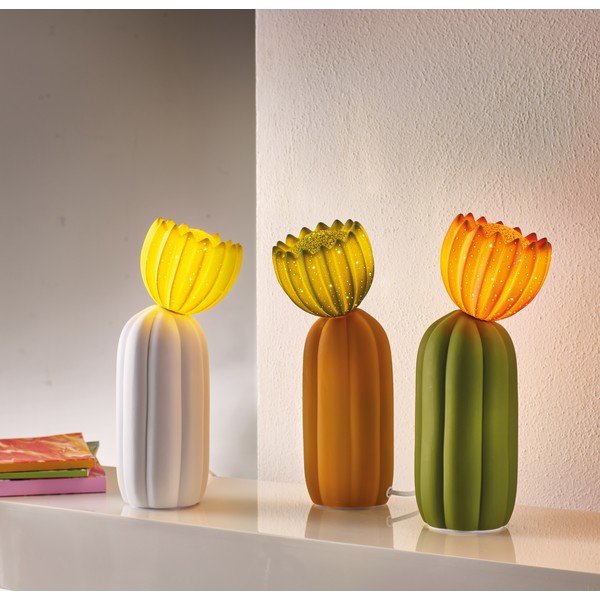 Zaļš gaismas dekors ar vadu ø 10 cm Cactus – Brandani-image-1