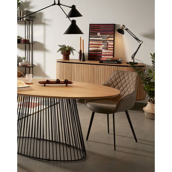 Ēdamgalds ar mango koka virsmu Kave Home, 200 x 110 cm-image-2