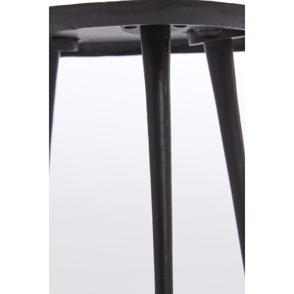 Melns metāla žurnālgaldiņš 42x87 cm Puno – Light & Living-image-3