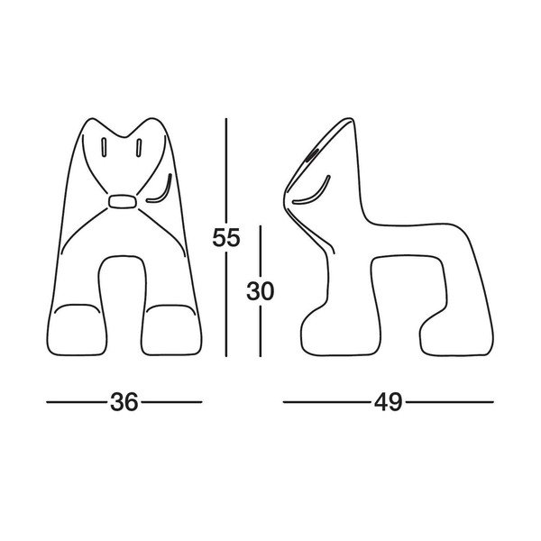 Bērnu dzeltenais krēsls Magis Julian-image-4