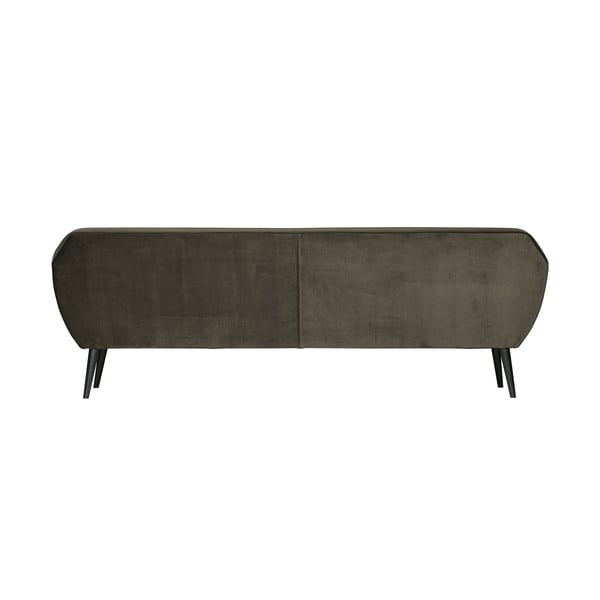 Tumši zaļš samta dīvāns WOOOD Rocco, 230 cm-image-3