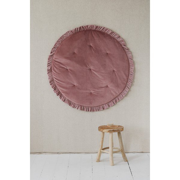 Violets bērnu rotaļu paklājs Dirty Pink – Moi Mili-image-1