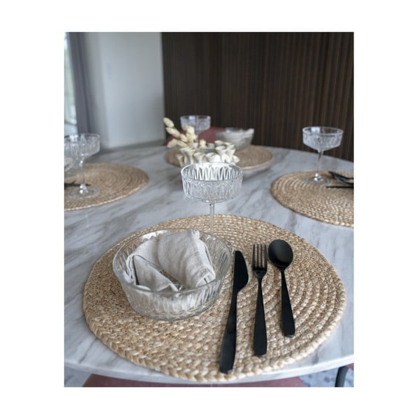 Džutas galda paliktņi (4 gab.) ø 38 cm Bombay – House Nordic-image-3