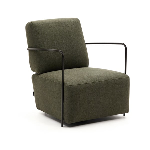 Zaļš atpūtas krēsls Gamer – Kave Home