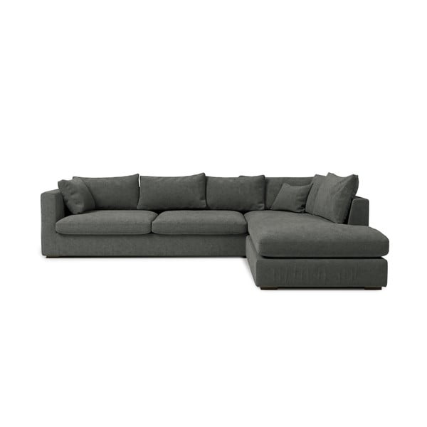 Pelēks stūra dīvāns (labais stūris) Comfy – Scandic