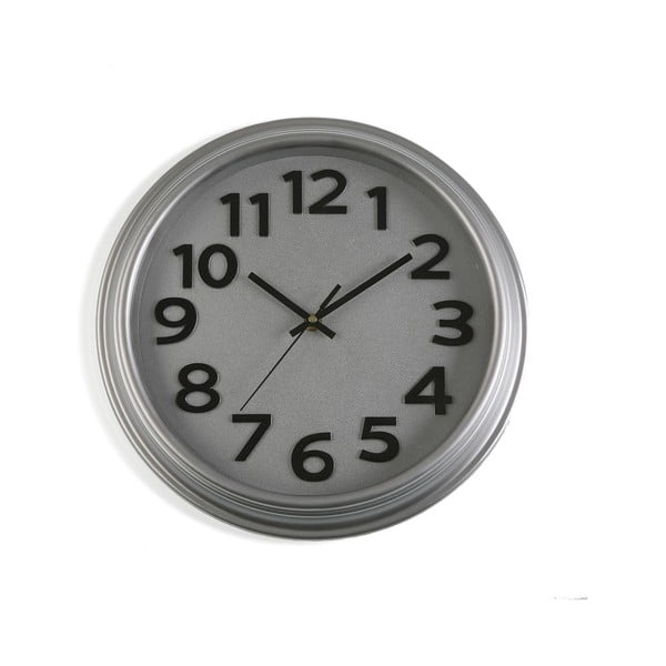 Pelēks sienas pulkstenis Versa In Time , ⌀ 32,7 cm