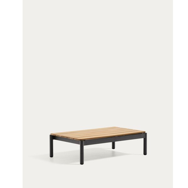 Tīkkoka masīvkoka dārza kafijas galdiņš 57x91 cm Sorells – Kave Home-image-3