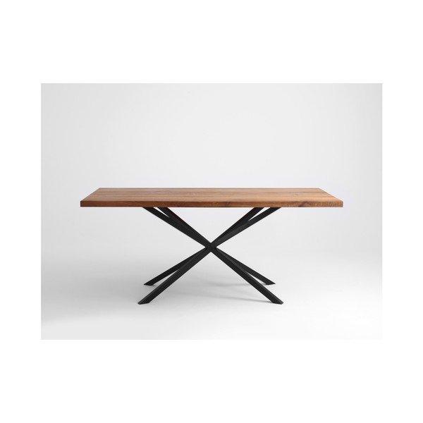 Ēdamgalds ar ozolkoka virsmu Custom Form Orion, 180 x 90 cm-image-4