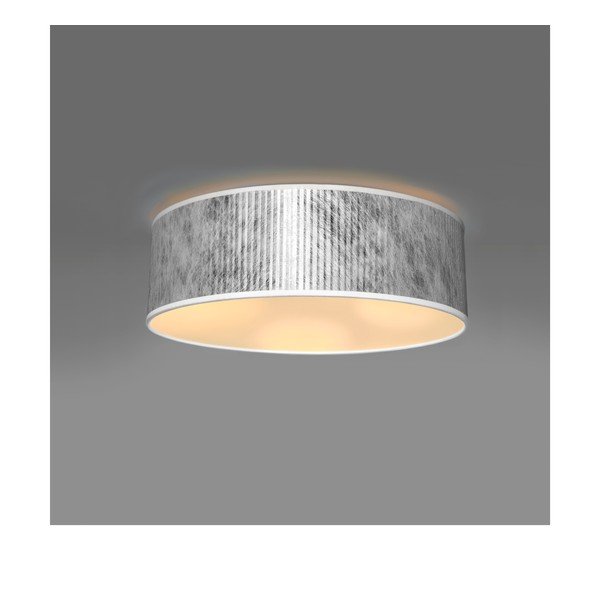 Griestu lampa sudraba krāsā Sotto Luce Tres Plisado, Ø 30 cm-image-1