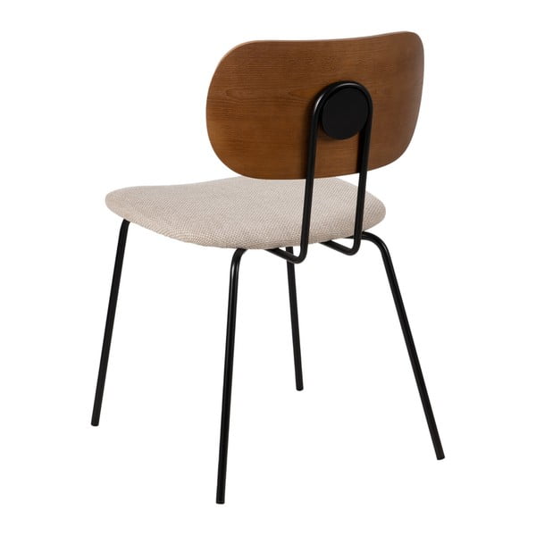 Brūni/krēmkrāsas pusdienu krēsli (4 gab.) Cleo – Ixia-image-3