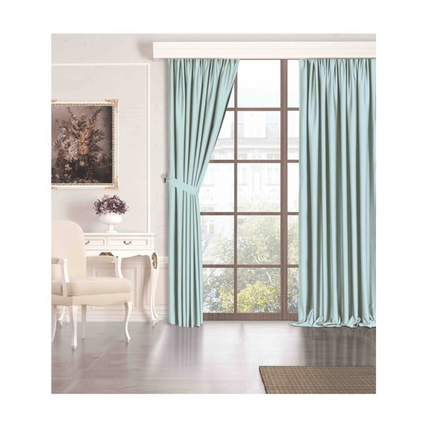 Zaļš aptumšojošs aizkars 260x100 cm - Mila Home-image-2