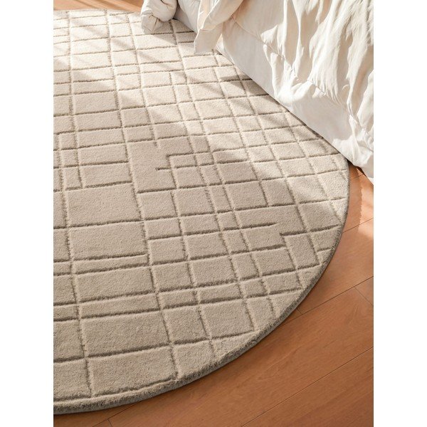 Bēšs vilnas apaļš paklājs ø 160 cm Kenso – Villeroy&Boch-image-2
